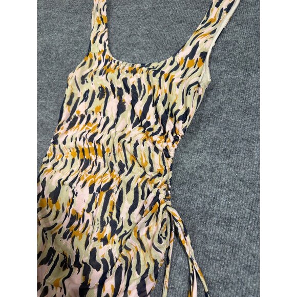 House of Harlow 1960 Women's Sleeveless Side Cutout Ruched Maxi Dress XS - Picture 3 of 6